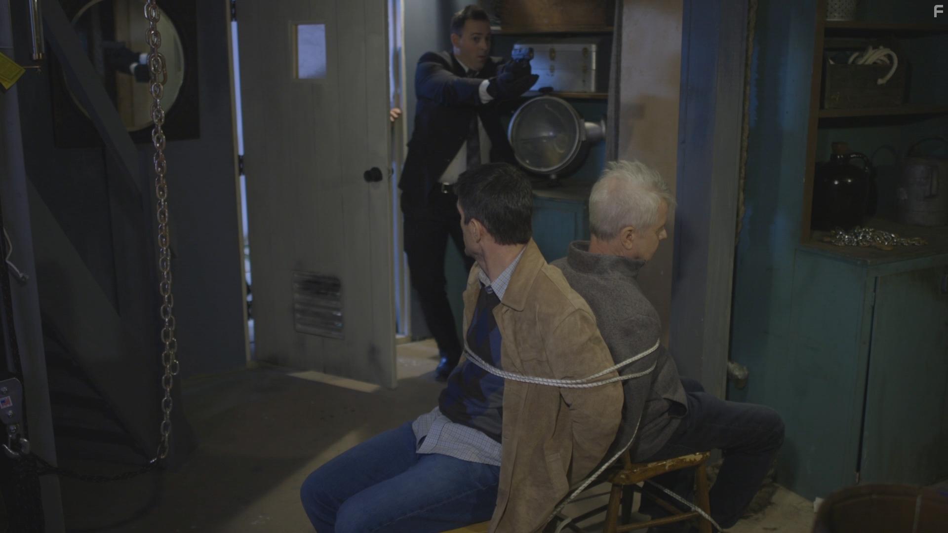 David Ruprecht, Matt Koester, and Simon Jon Provan in The Author, The Star, and The Keeper (2020)