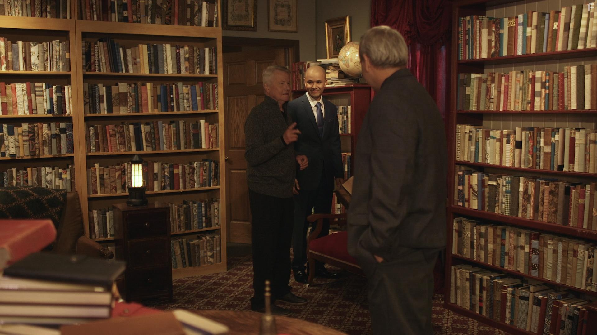 Bruce Marchiano, David Ruprecht, and Christian Gill in The Author, The Star, and The Keeper (2020)