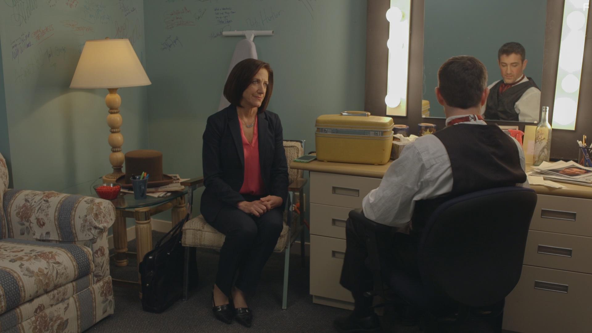 Dale Waddington and Simon Jon Provan in The Author, The Star, and The Keeper (2020)