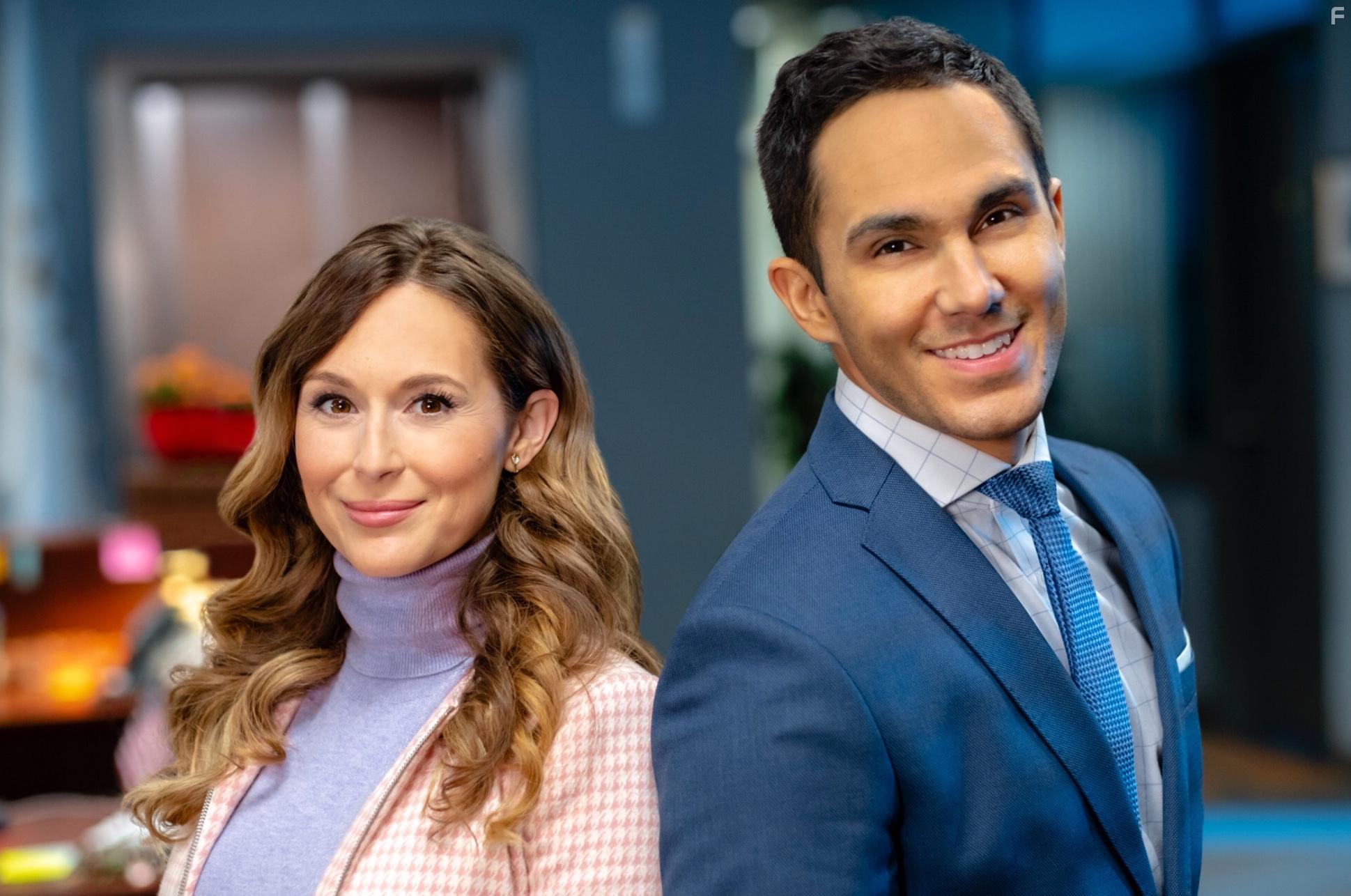 Alexa PenaVega and Carlos PenaVega in Picture Perfect Mysteries: Dead Over Diamonds (2020)
