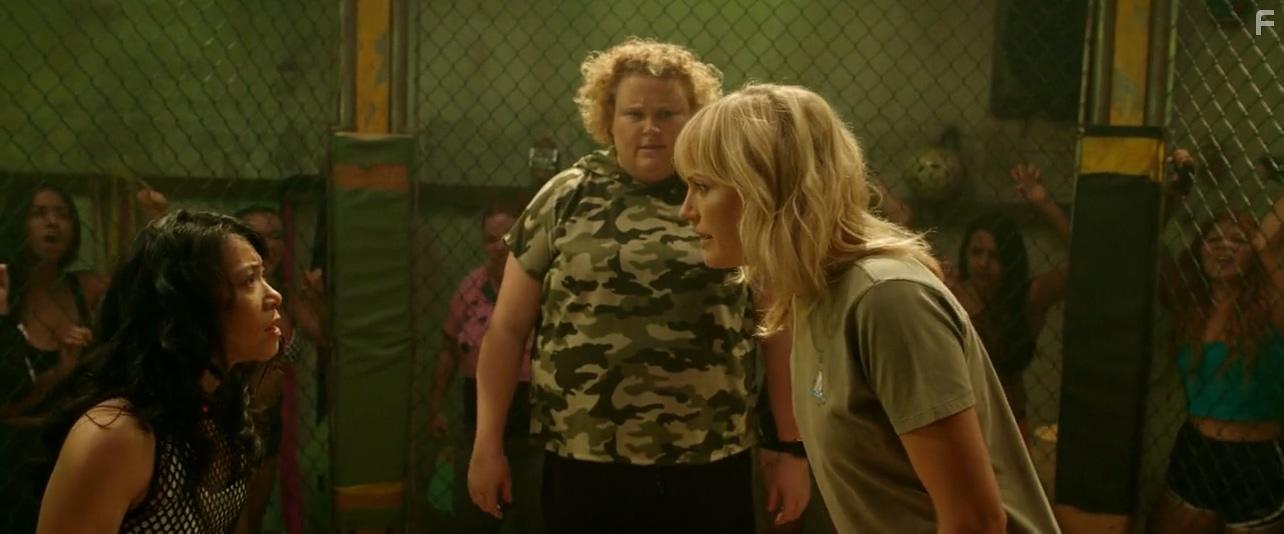 Malin Akerman, Marissa Labog, and Fortune Feimster in Chick Fight (2020)