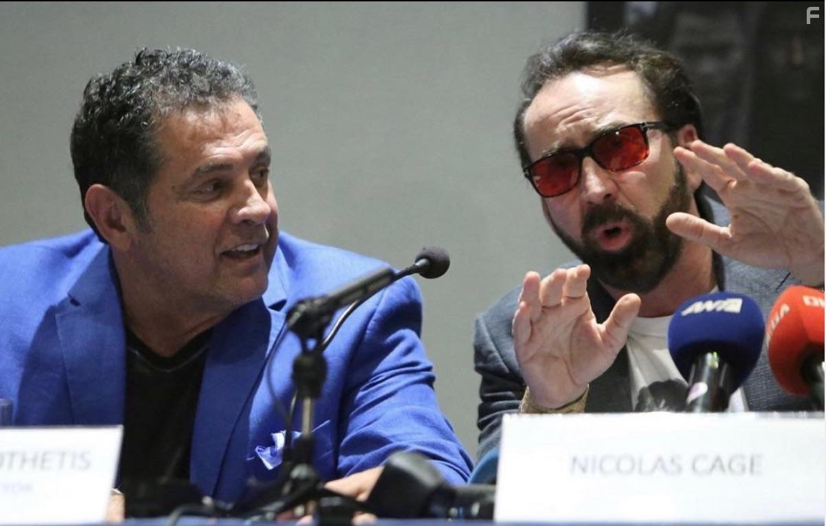 Nicolas Cage and Dimitri Logothetis in Jiu Jitsu (2020)