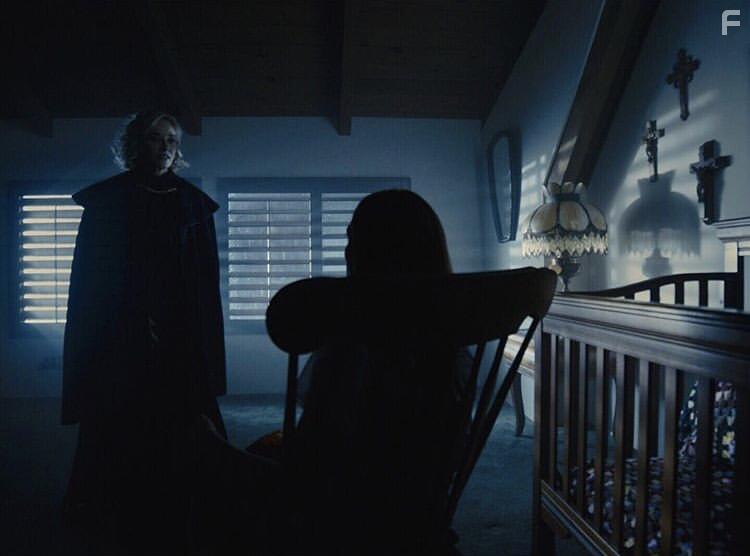 Barbara Crampton and Clarke Wolfe in Deathcember (2019)