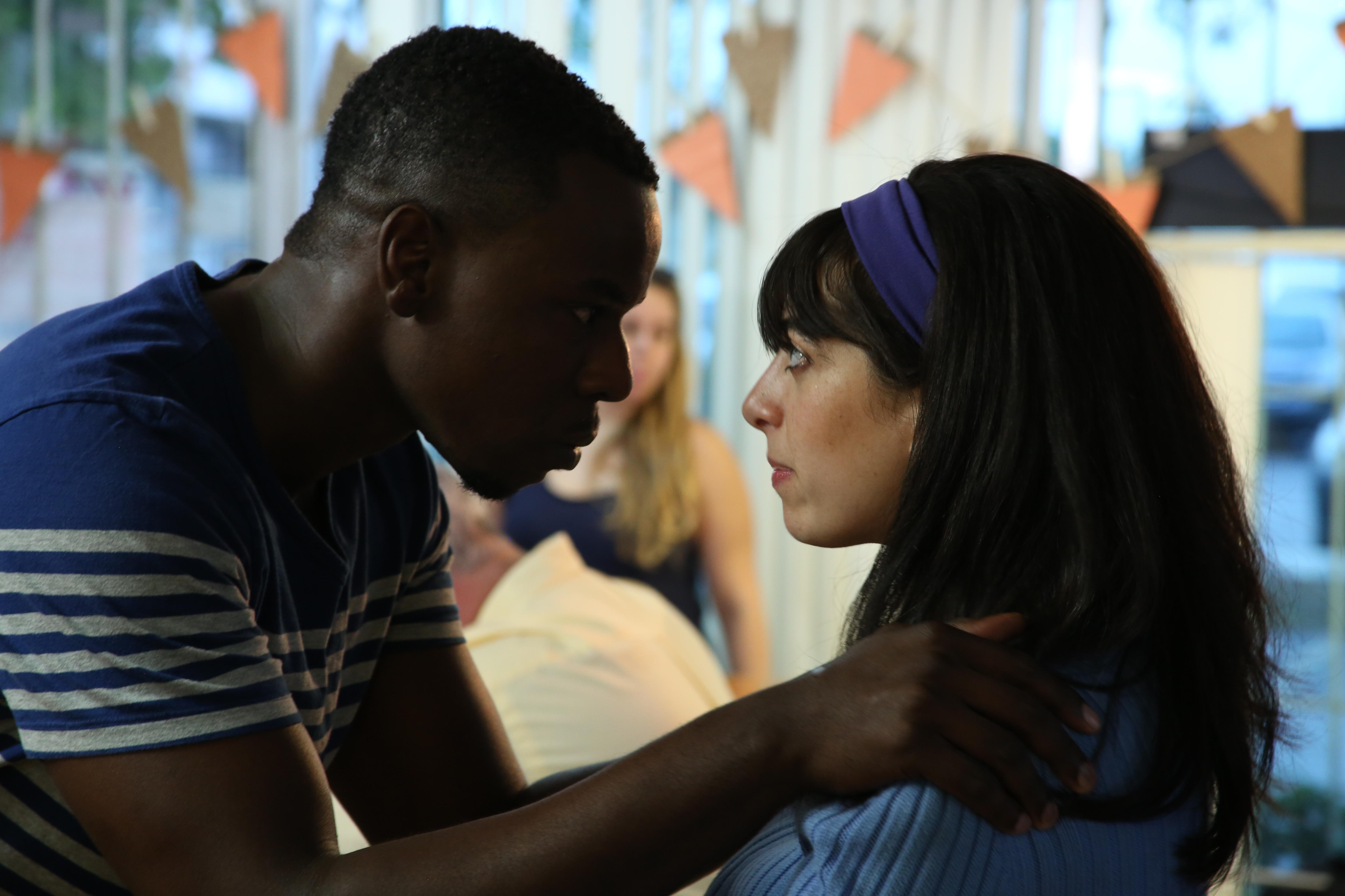 Robert Richards Jr. and Samantha Ferrand in The Last Thanksgiving (2020)