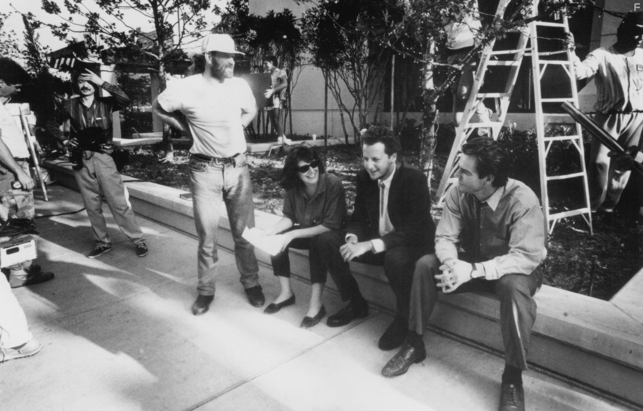 Dennis Quaid, Annabel Jankel, and Daniel Stern in Мертв по прибытии (1988)