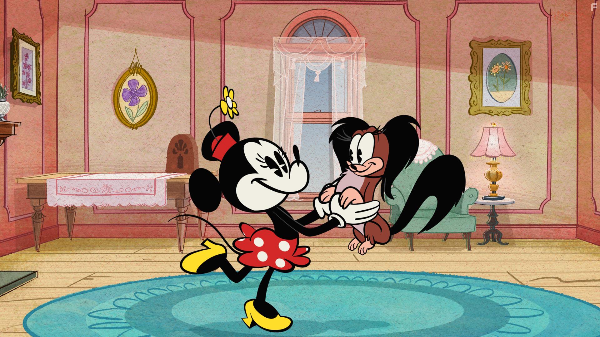 Bill Farmer and Kaitlyn Robrock in The Wonderful World of Mickey Mouse (2020)