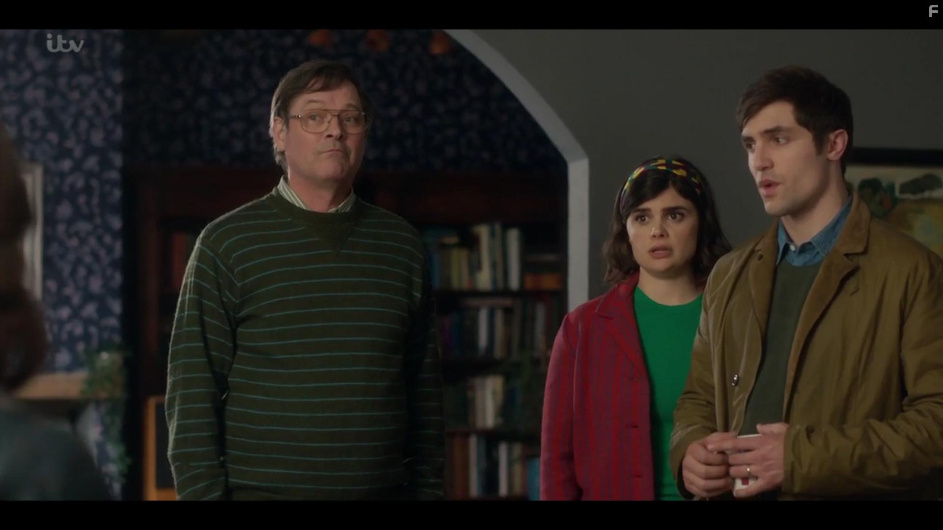 Mark Heap, Gwyneth Keyworth, and Phil Dunster in The Trouble with Maggie Cole: Episode #1.2 (2020)