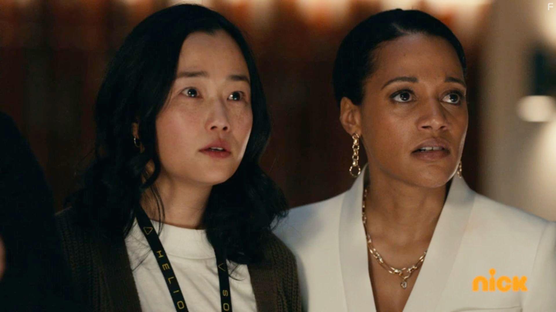 Bethany Brown and Diana Bang in The Astronauts (2020)