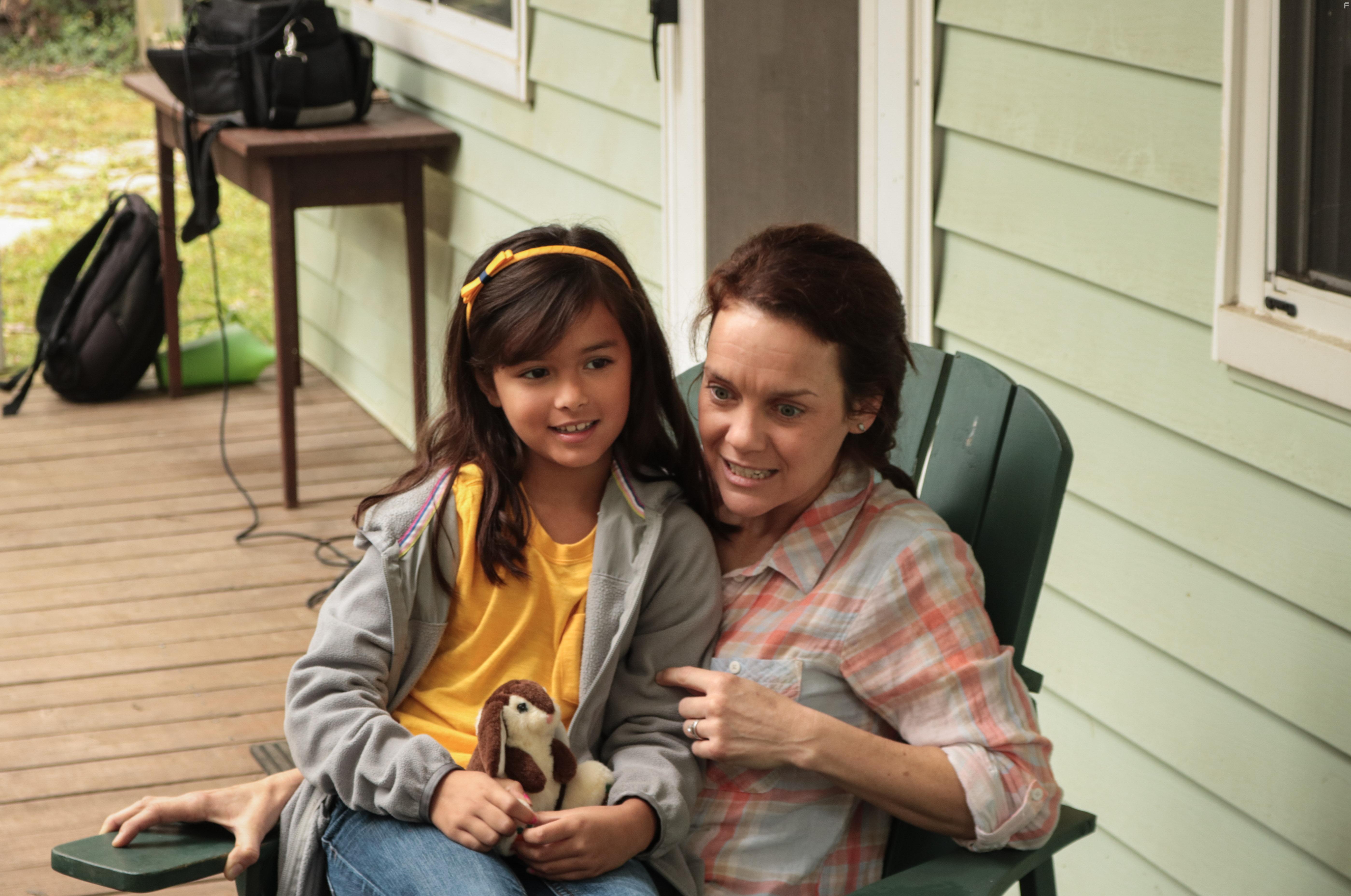 Carolena Arias and Jenna Sokolowski in The Forgiving (2020)