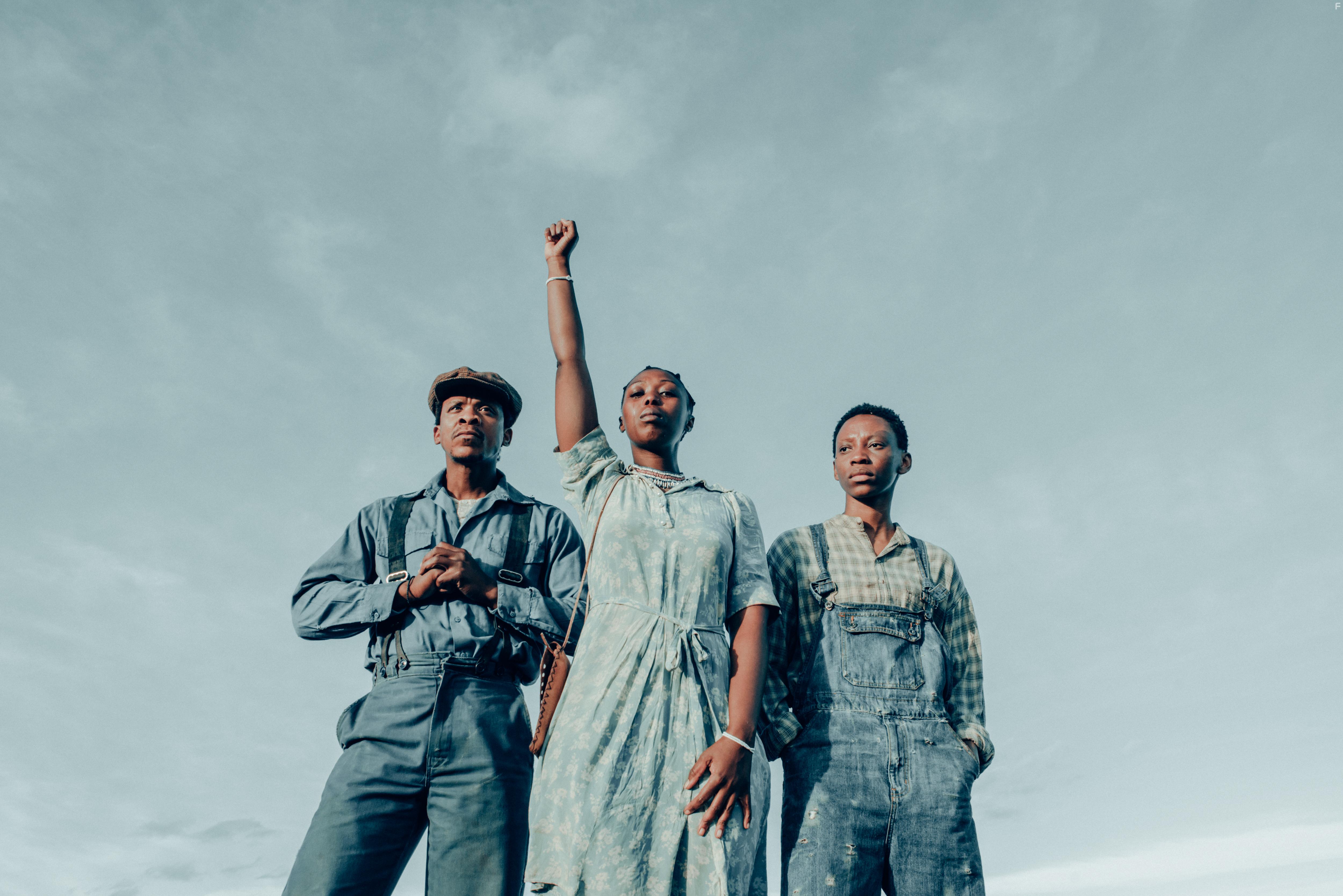 Brenda Ngxoli and Bongile Mantsai in Sew the Winter to My Skin (2018)