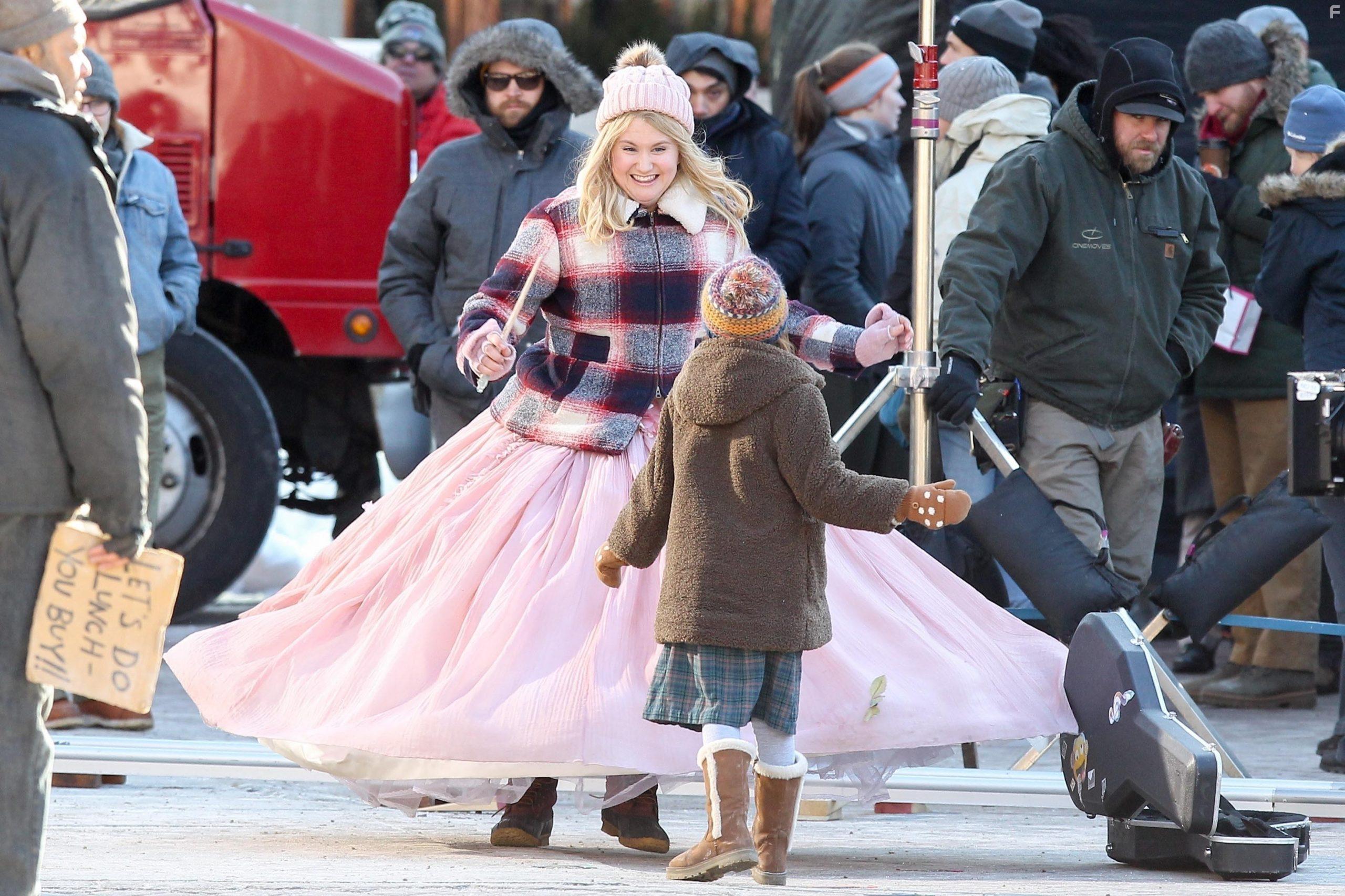 Jillian Bell and Willa Skye in Godmothered (2020)