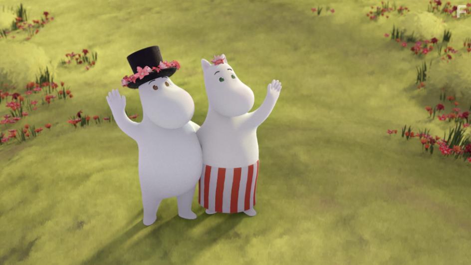 Rosamund Pike and Matt Berry in Moominvalley (2019)