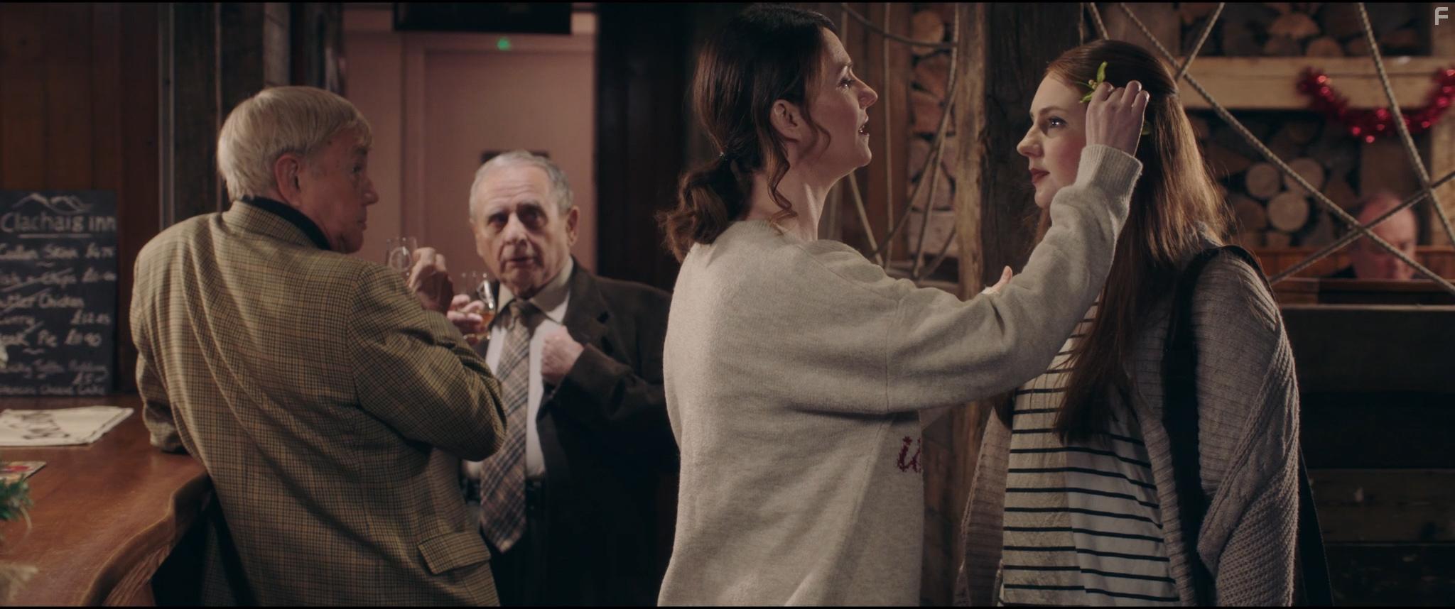 Frazer Hines, Sylvester McCoy, Natalie Clark, and Caitlin Blackwood in Perfect Strangers (2020)