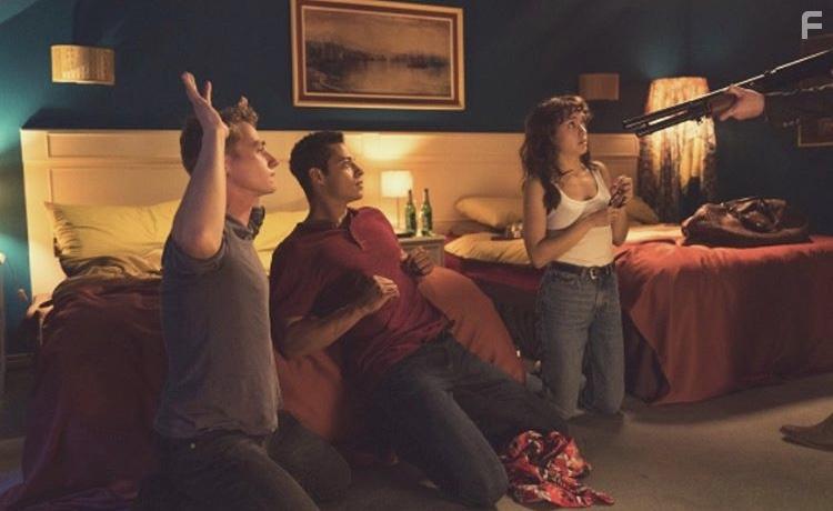 Olivia Cooke, Ben Hardy, and Daryl McCormack in Pixie (2020)