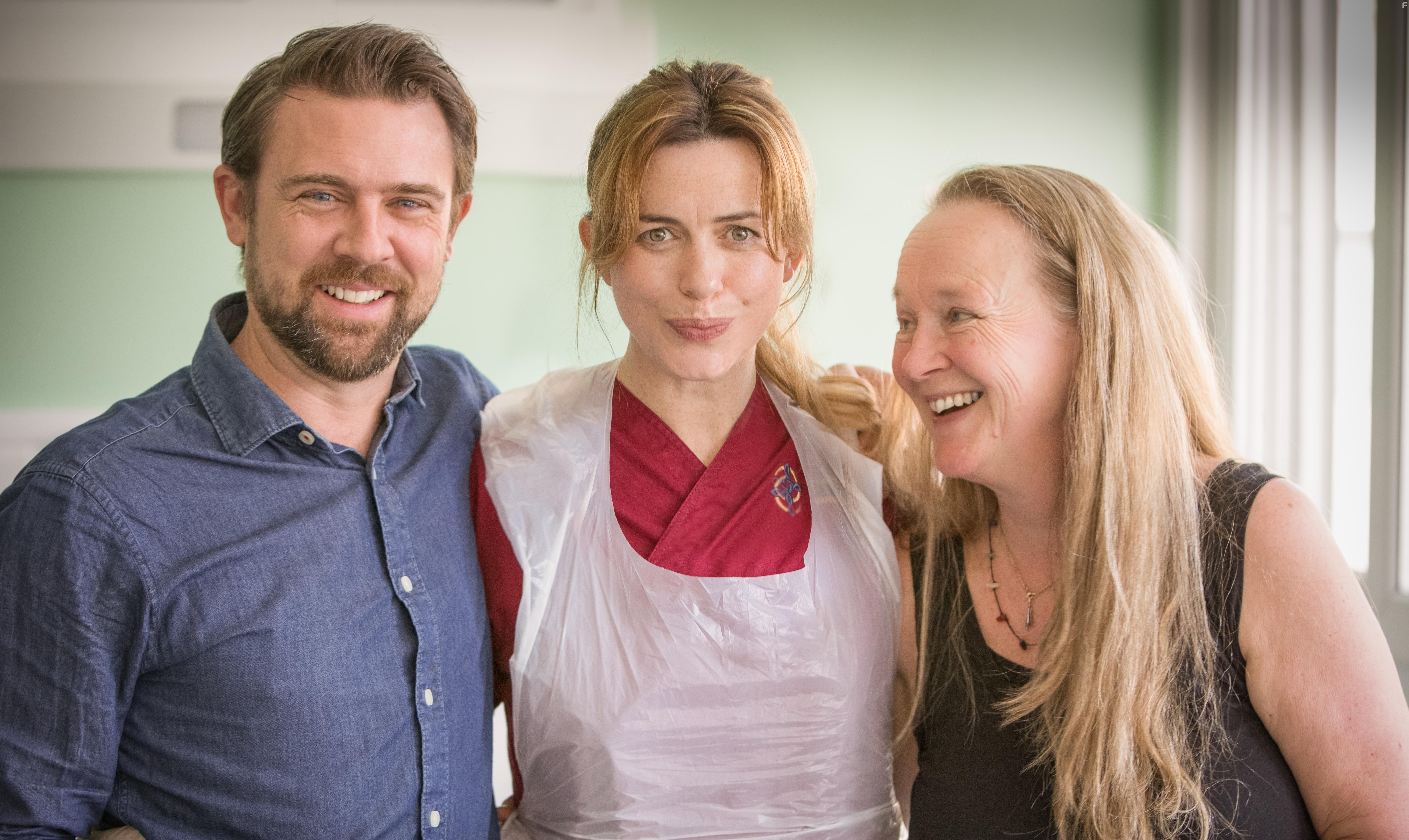Pip Broughton, Eve Myles, and Owen Sheers in To Provide All People (2018)