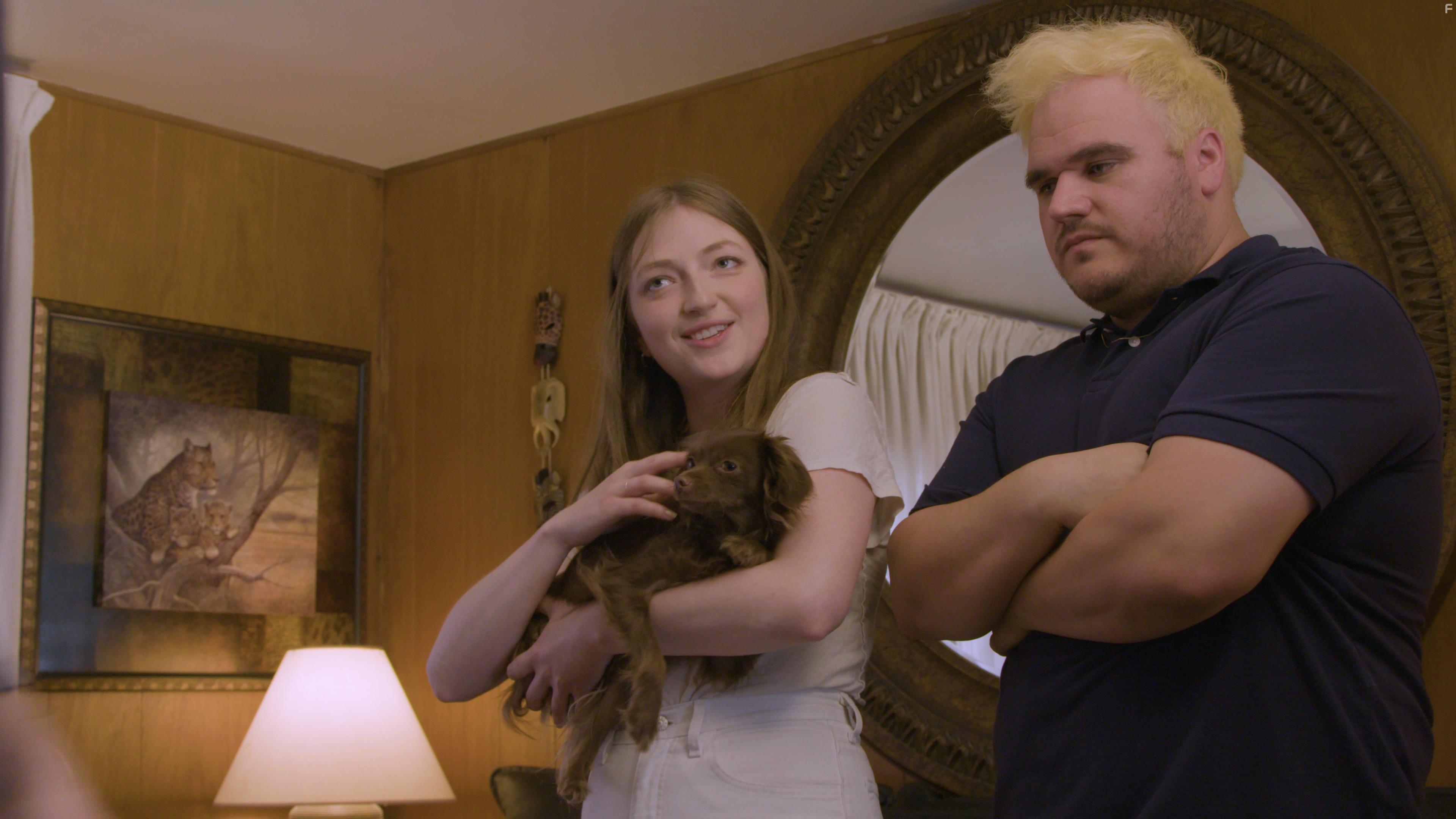 Monkey Bottoms, Anna Seregina, and Budd Diaz in Derek's Dead (2020)