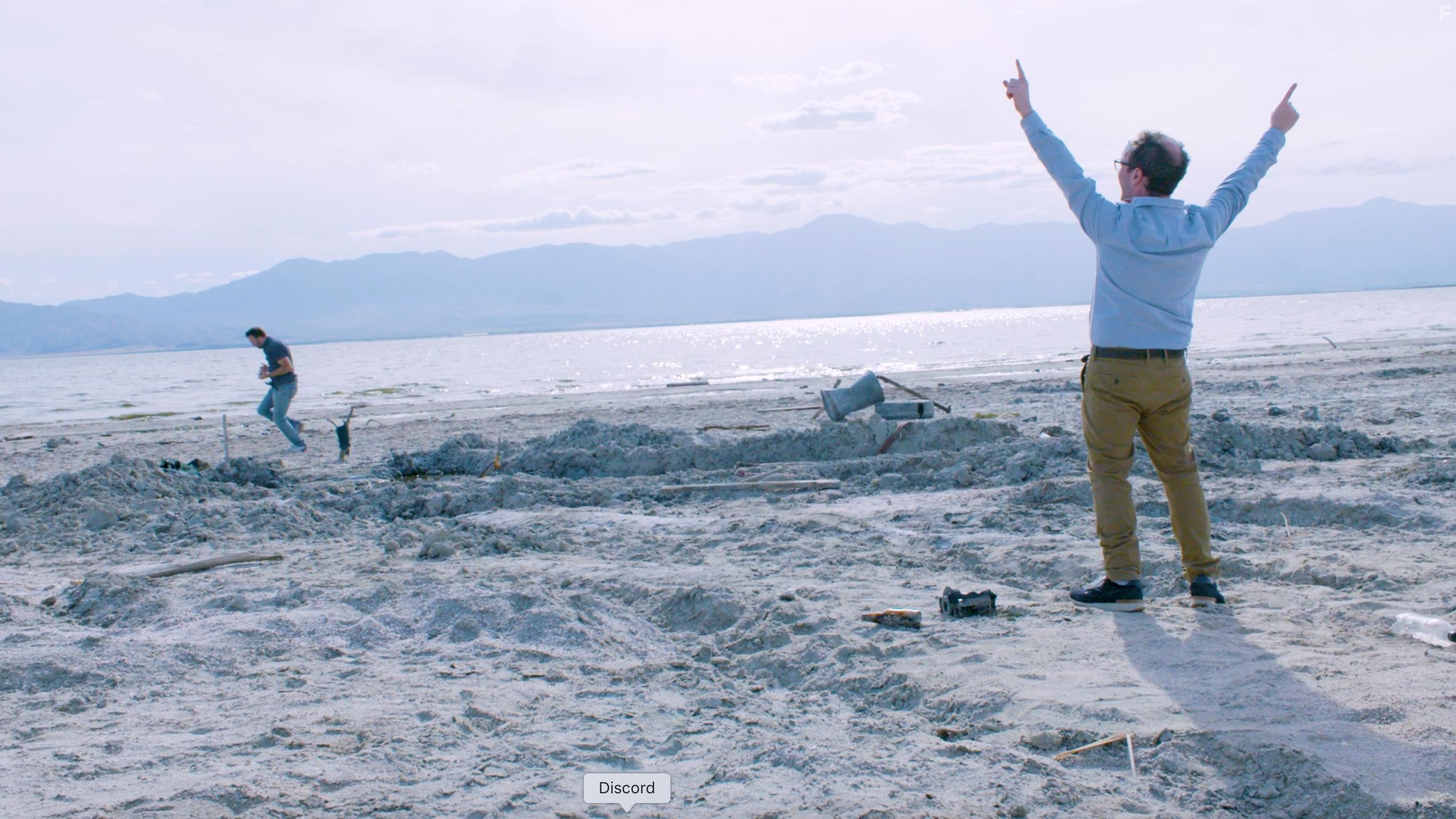 Curt Neill and Joe McAdam in Derek's Dead (2020)