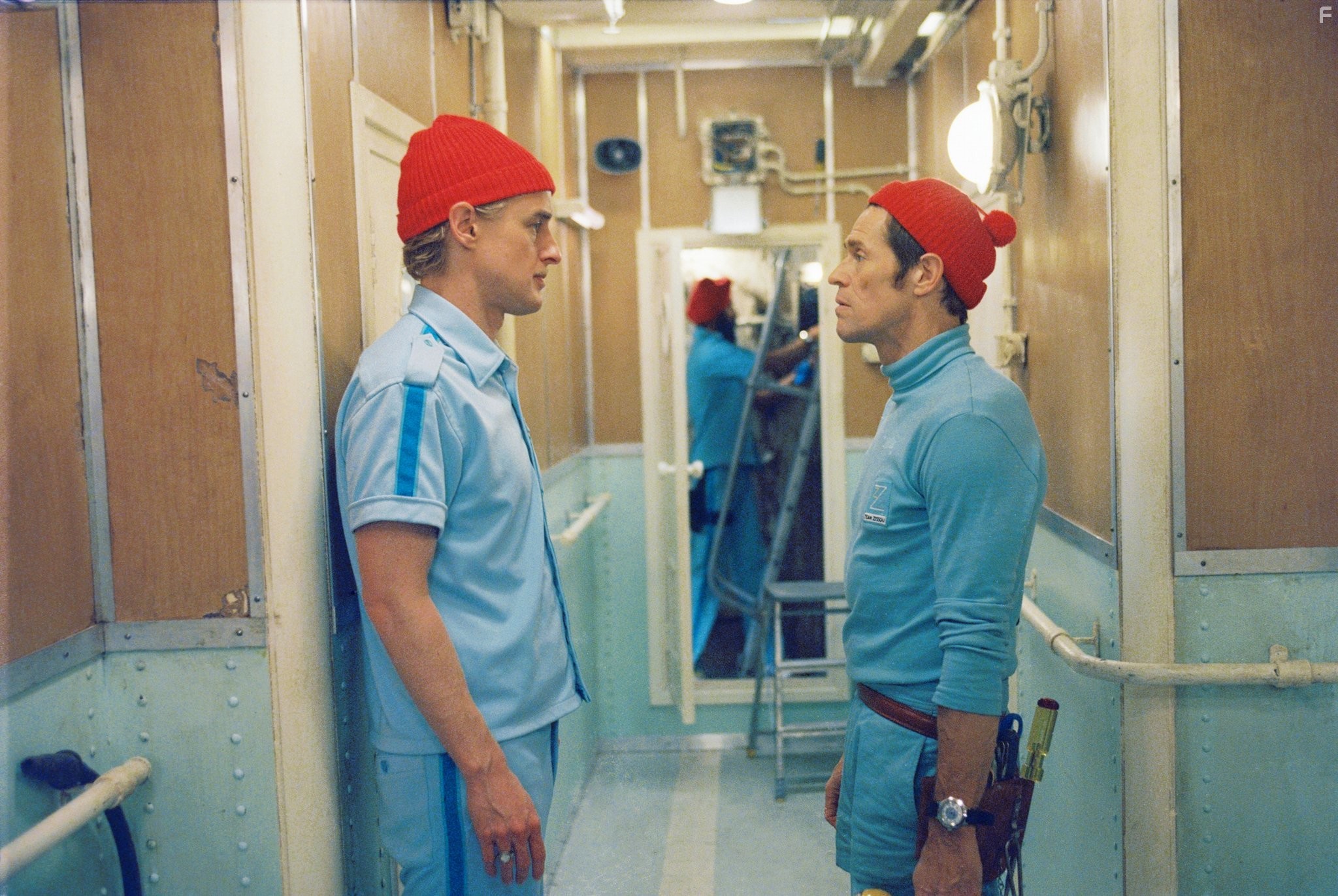 Willem Dafoe and Owen Wilson in Водная жизнь (2004)