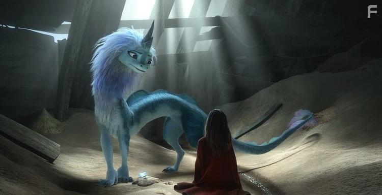 Kelly Marie Tran and Awkwafina in Raya and the Last Dragon (2021)