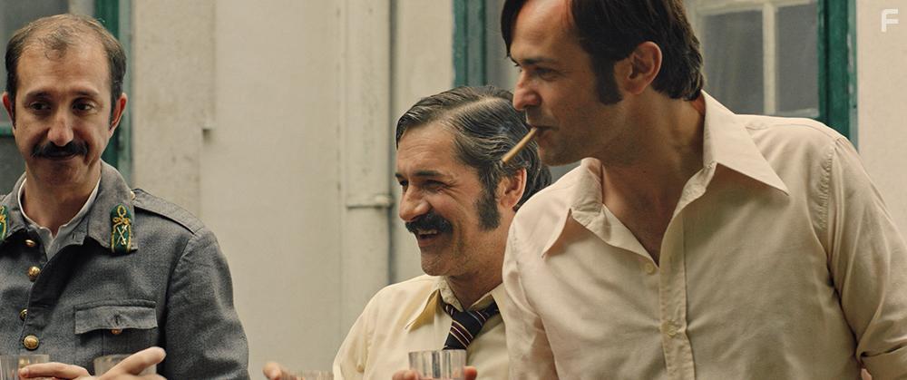 Miguel Borges, Dinis Gomes, and Albano Jernimo in A Herdade (2019)