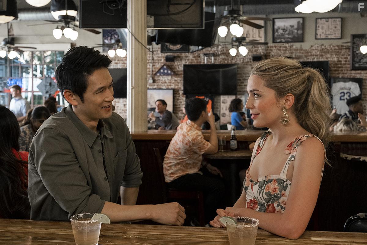 Harry Shum Jr. and Jessica Rothe in All My Life (2020)