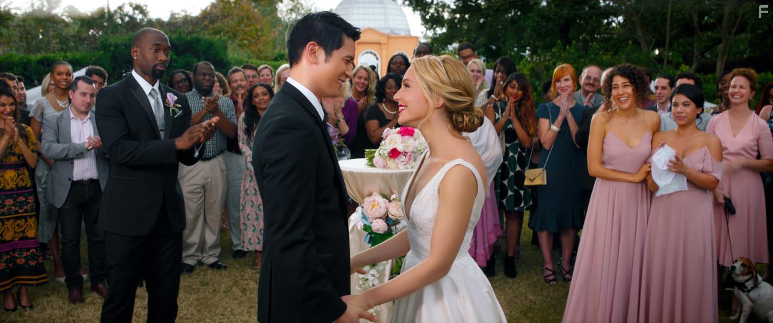 Harry Shum Jr. and Jessica Rothe in All My Life (2020)