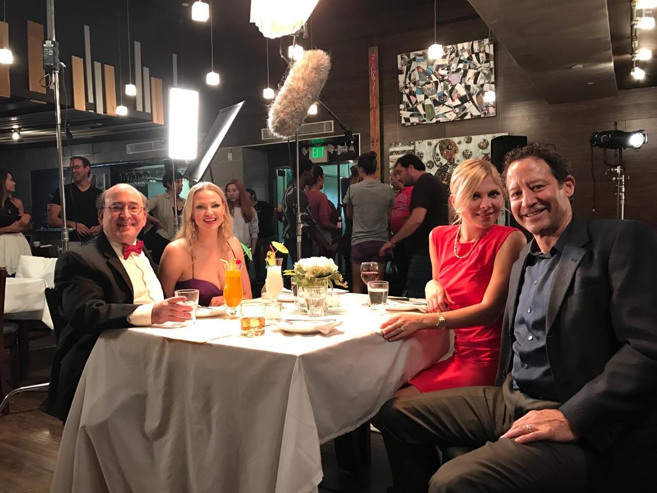 Richard Neil, David Weisenberg, Irina Voronina, and Ksenia Valenti in This Much (2018)