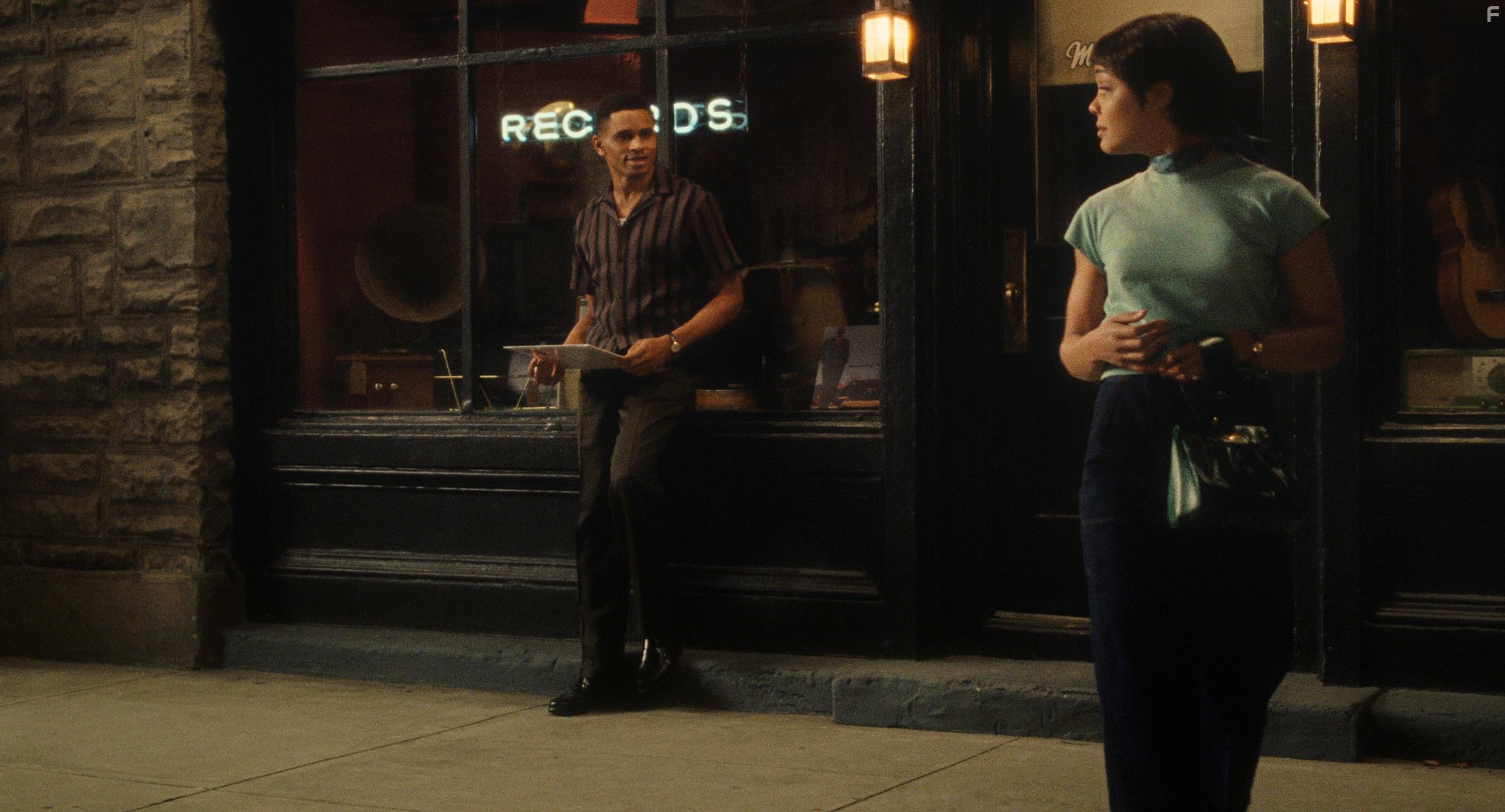 Tessa Thompson and Nnamdi Asomugha in Sylvie (2020)