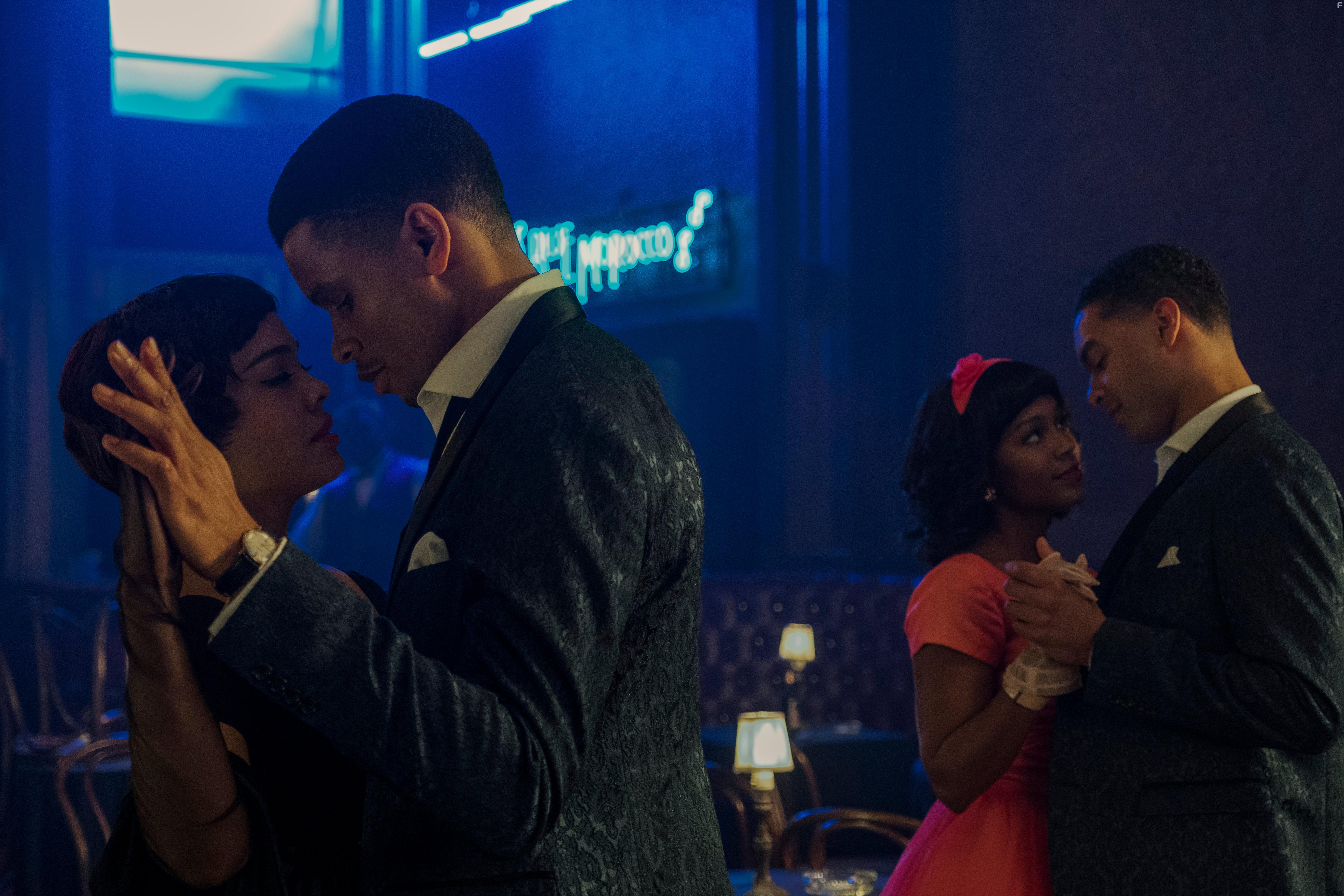 Tessa Thompson and Nnamdi Asomugha in Sylvie (2020)