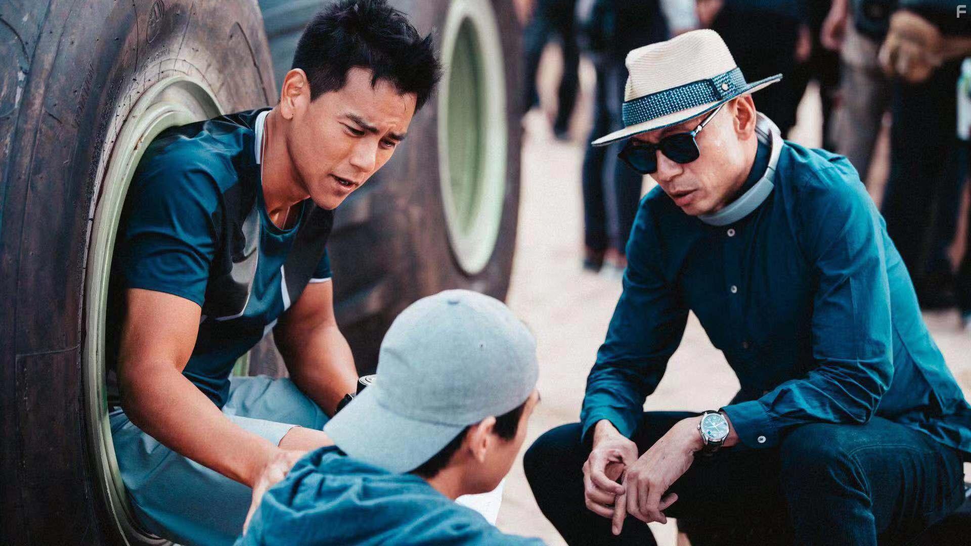 Dante Lam and Eddie Peng in The Rescue (2020)