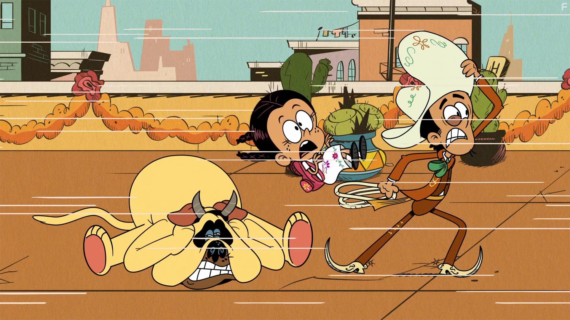 Dee Bradley Baker, Carlos PenaVega, and Izabella Alvarez in The Casagrandes: Mexican Makeover/Uptown Funk (2020)