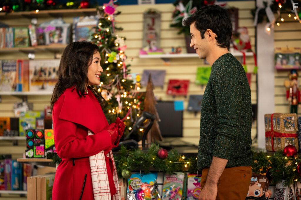Jacky Lai and Tony Giroux in A Sugar & Spice Holiday (2020)