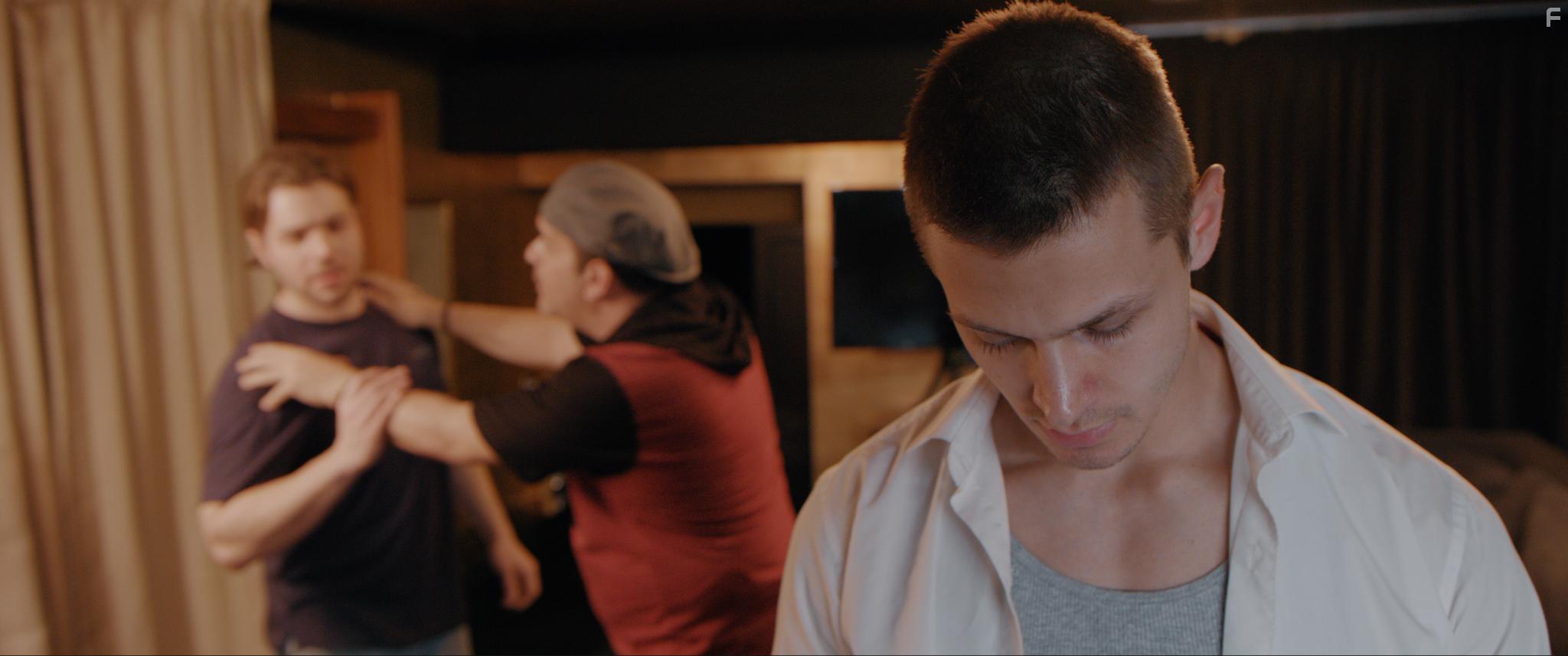 Gino Cafarelli, Paul Gennaro, and James Liddell in Two Ways to Go West (2020)