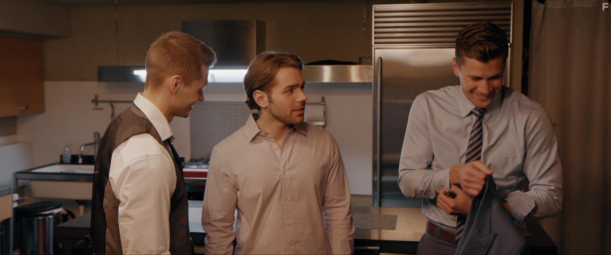 Paul Gennaro, James Liddell, and Drew Kenney in Two Ways to Go West (2020)