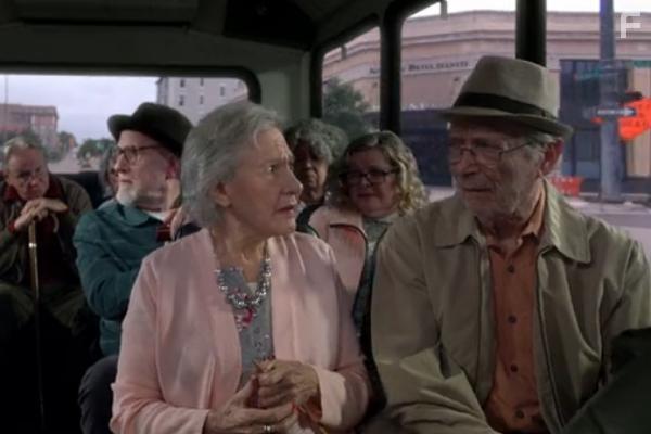 Edith Fields and Bernie Kopell in B Positive (2020)