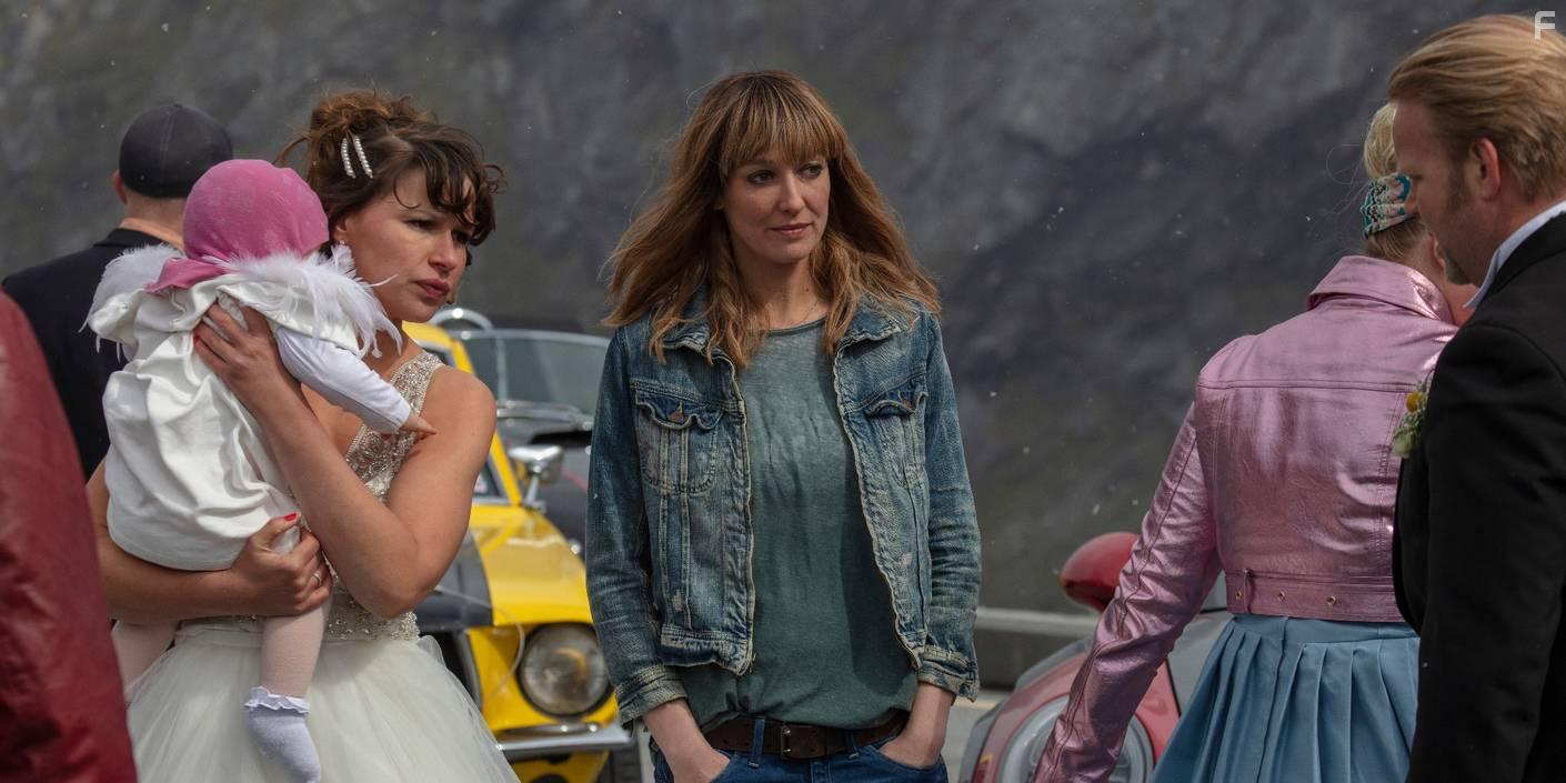 Anders Baasmo Christiansen, Alexandra Maria Lara, and Kathrine Thorborg Johansen in Brning 3 (2020)