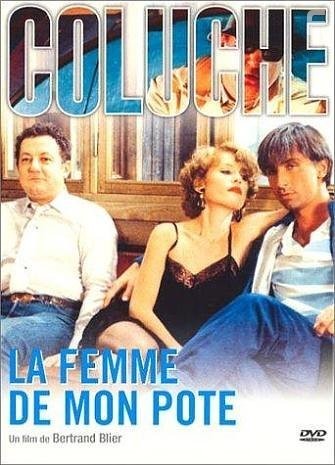Isabelle Huppert, Coluche, and Thierry Lhermitte in La femme de mon pote (1983)