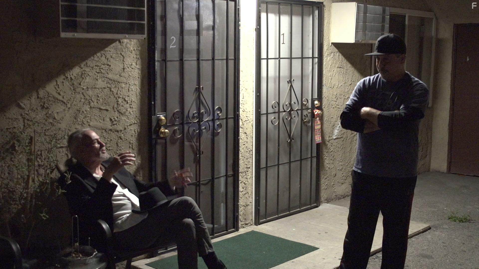 Salvatore Sebergandio and Robert Woods in The Inconsiderables: Last Exit Out of Hollywood (2020)