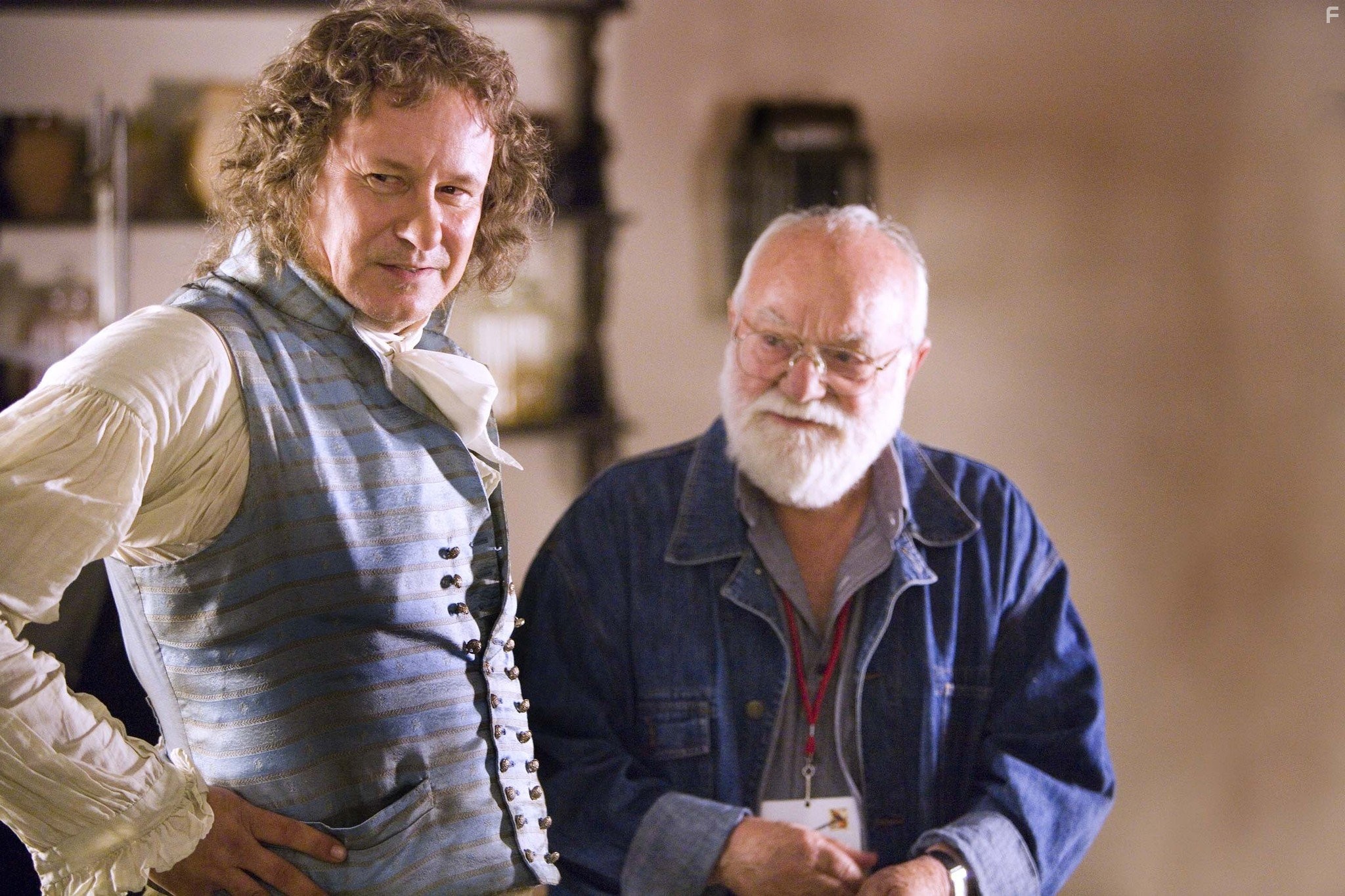 Stellan Skarsg?rd and Saul Zaentz in Призраки Гойи (2006)