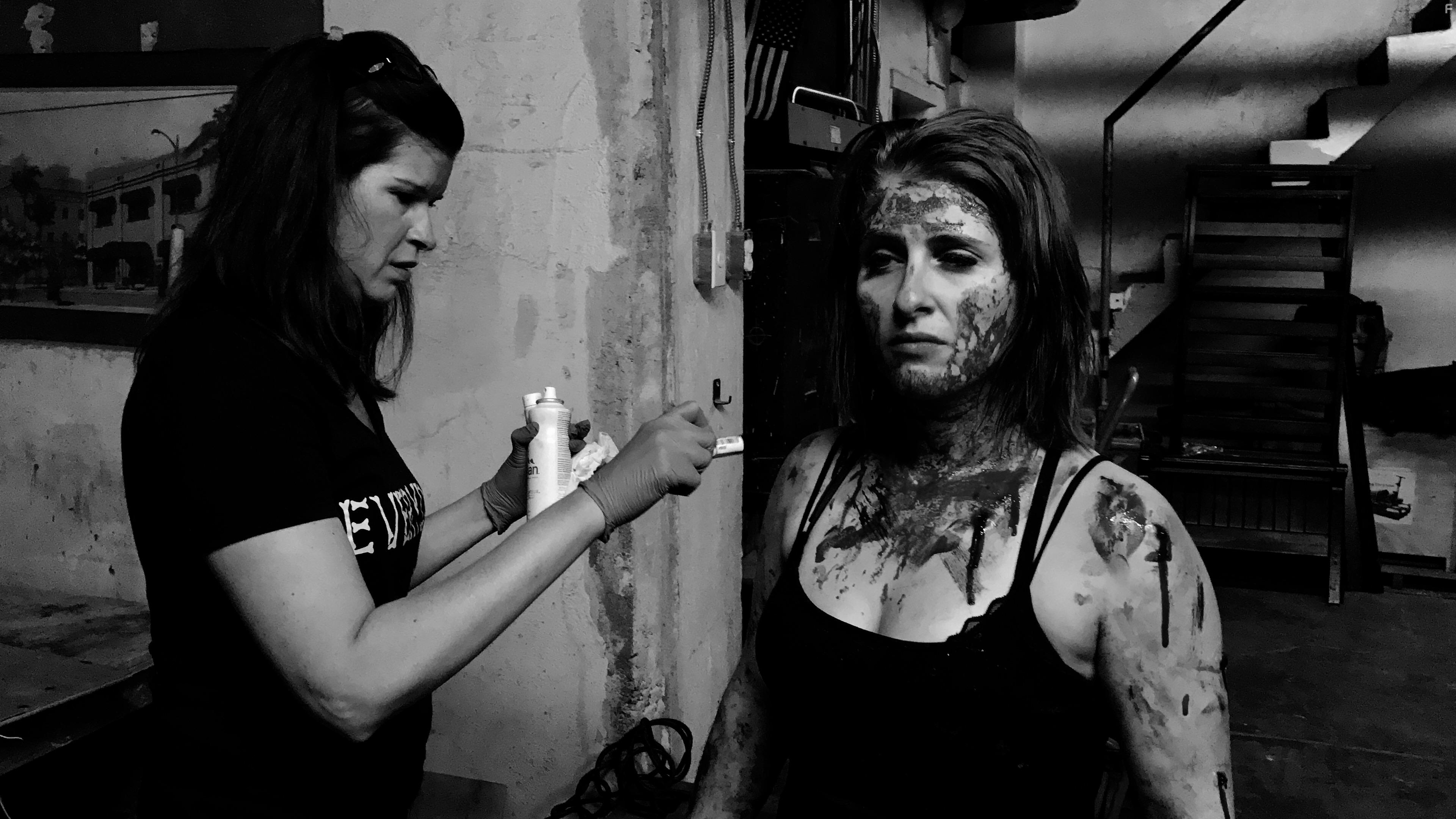 Renee Rhoads and Kylie Young-Harper in Hacksaw (2020)