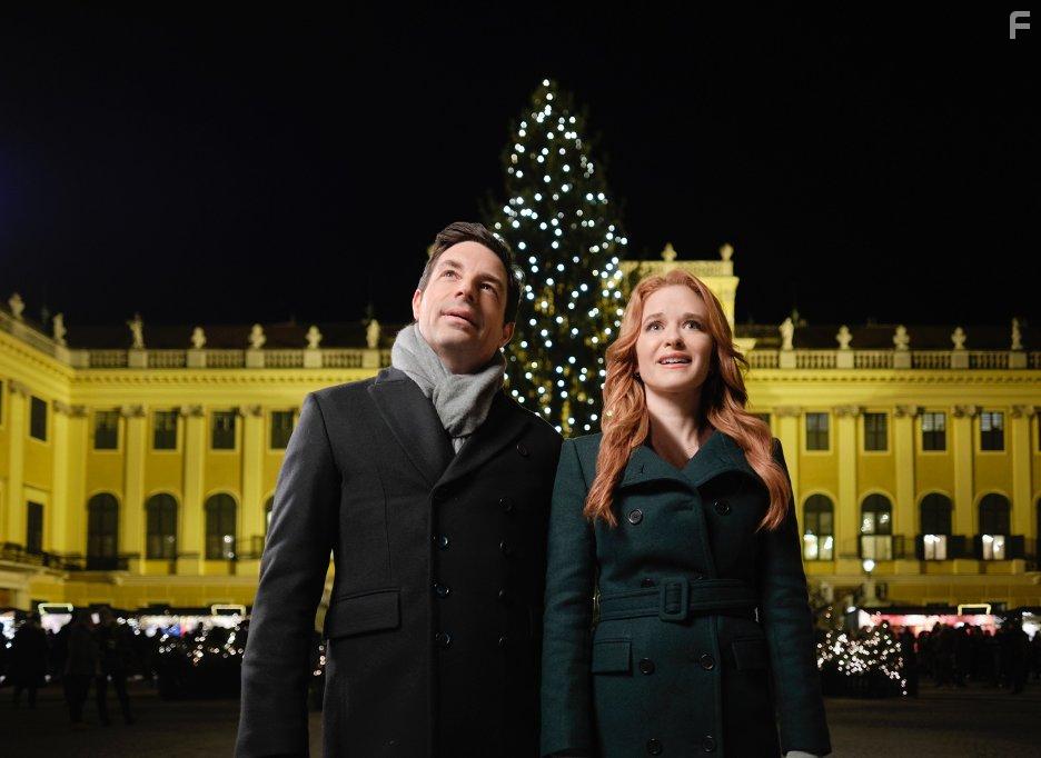 Sarah Drew and Brennan Elliott in Christmas in Vienna (2020)
