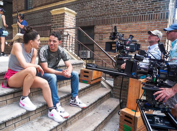 Melissa Barrera and Anthony Ramos in In the Heights (2021)