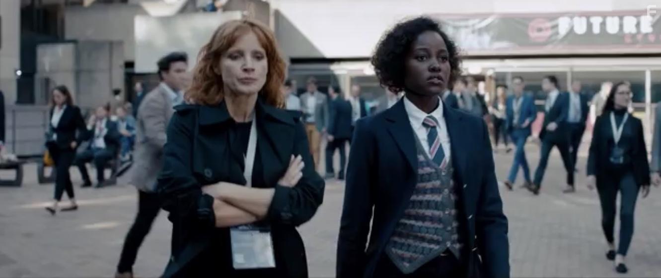 Jessica Chastain and Lupita Nyong'o in The 355 (2022)