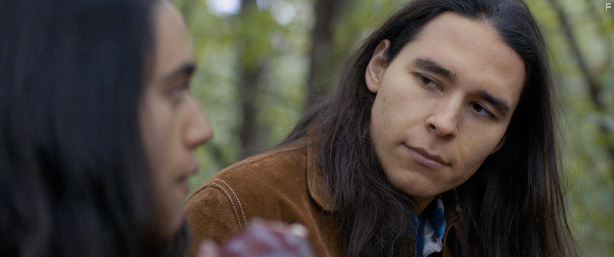 Ajuawak Kapashesit and Kenadi DelaCerna in Once Upon a River (2019)