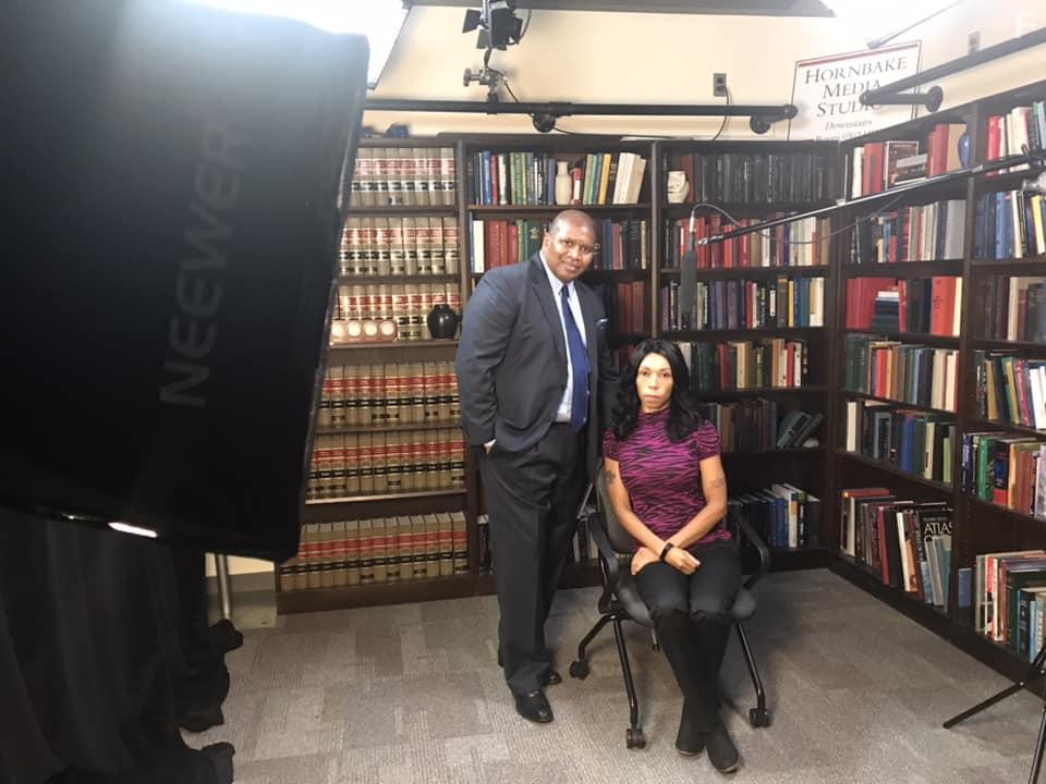 Derek A. Smith and Tia Dae in Unarmed Man (2019)