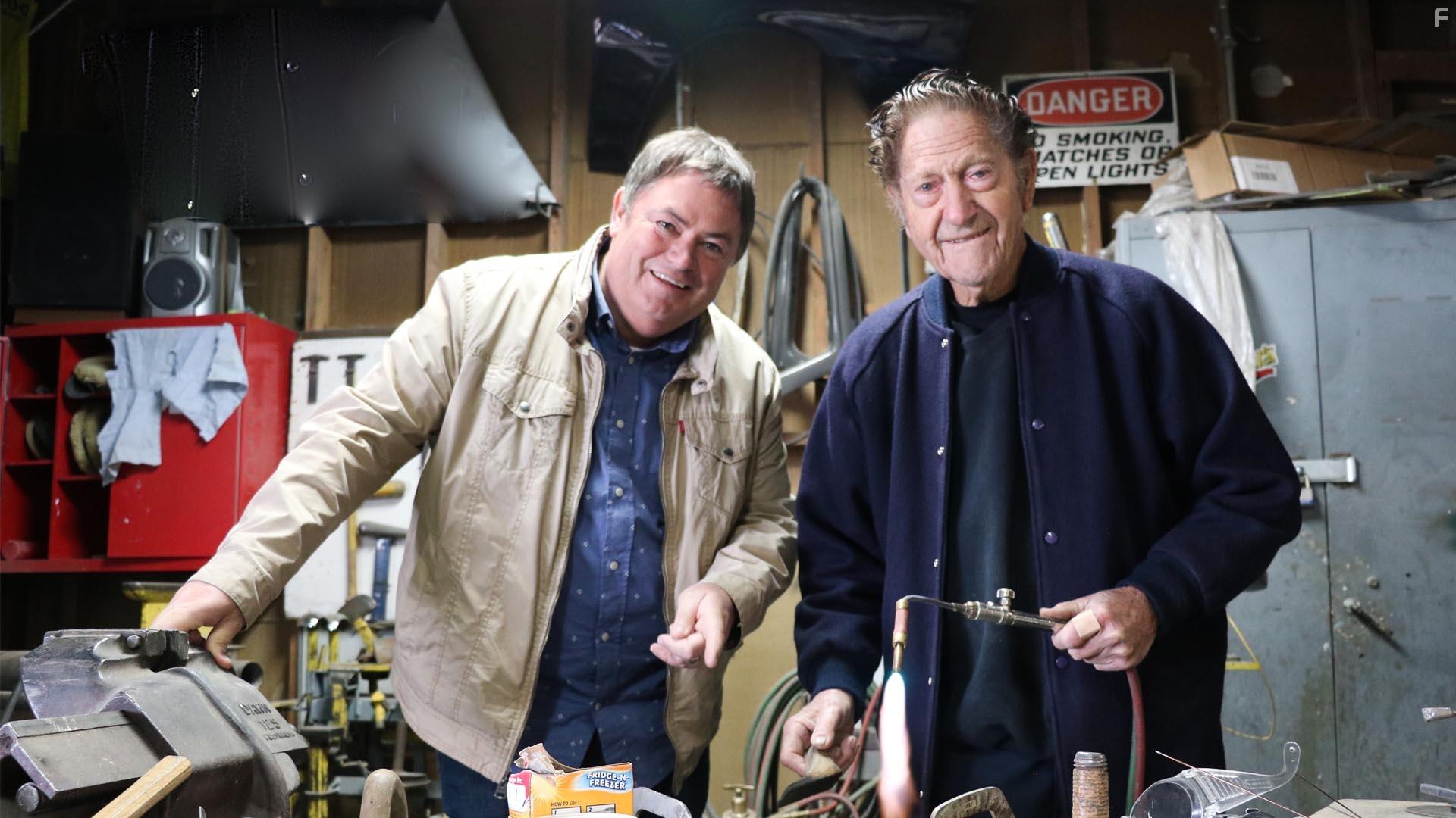 Gene Winfield and Mike Brewer in World of Cars (2020)