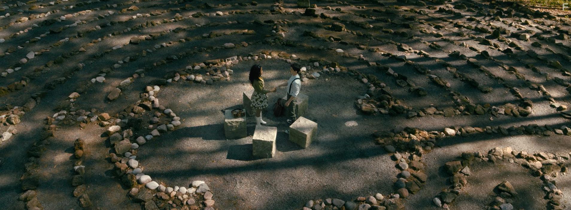 Taylor Russell and Lucas Jade Zumann in Dr. Bird's Advice for Sad Poets (2021)