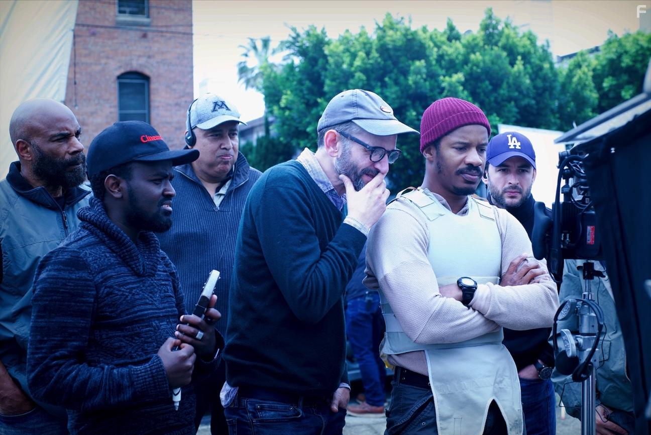 Kay Madsen and Nate Parker in American Skin (2019)