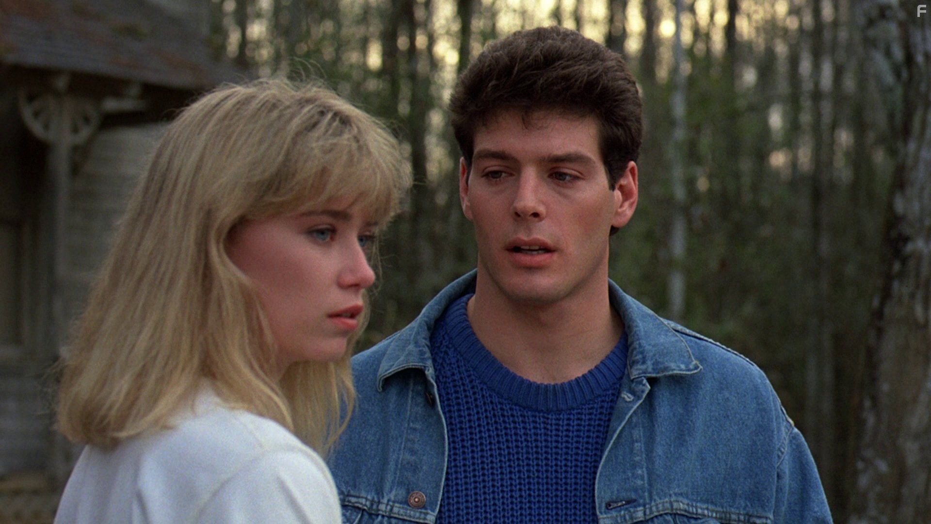 Lar Park-Lincoln and Kevin Spirtas in Пятница 13 - Часть 7: Новая кровь (1988)