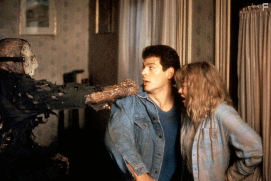 Kane Hodder, Lar Park-Lincoln, and Kevin Spirtas in Пятница 13 - Часть 7: Новая кровь (1988)